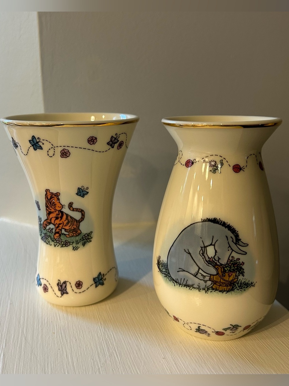 Lenox Winnie the Pooh Friendship in Bloom Vases